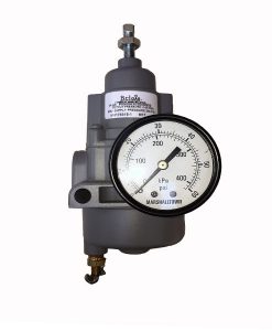 Filtro regulador de presion para gas