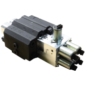 Válvula de control hidráulico eléctrico para cargadoras de ruedas 2 secciones (90 L/min) Proporcional