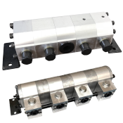 Divisores de caudal de engranajes