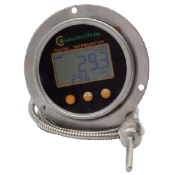 Termómetro digital capilar brida frontal 1/2 BSP"